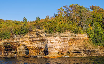 Cliffs along Lake Superior Shoreline, Pictured Rocks National Lakeshore, MI