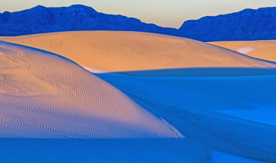 Dawn Breaking over White Sands National Monument, NM