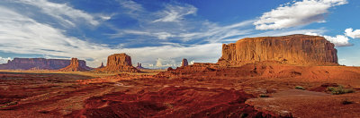 View from John Ford Point, Monument Valley, NavajoTribal Park, AZ