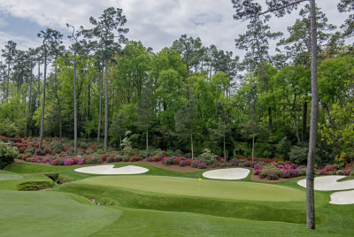 Green area, thirteenth hole, Augusta National Golf Club, Augusta, GA