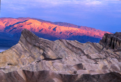 Manley Beacon at Zabriskie Point, Death Valley National Park, CA