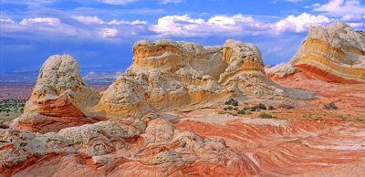 Contorted rocks, White Pocket,  Vermilion Cliffs National Monument, AZAZ