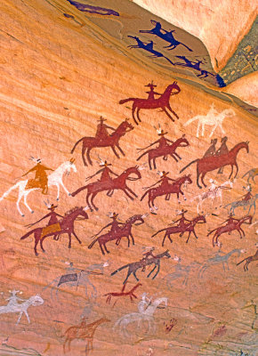 Navajo pictographs, AZ
