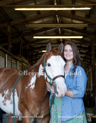 Katelyn Senior Portraits with Horse