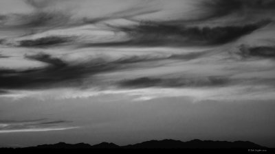 Arizona, cloud formations at sunset