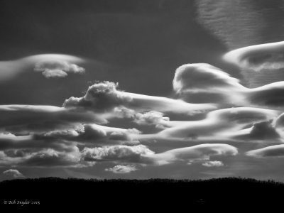 B&W studies of cloud formations
