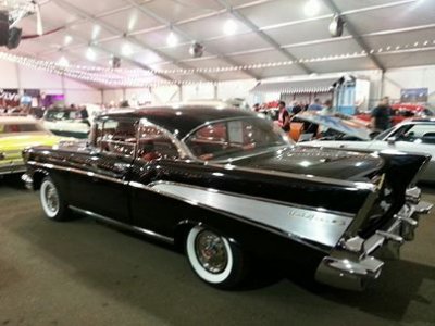Mike Woods 57 Chevy at Russo Steele Auction.jpg