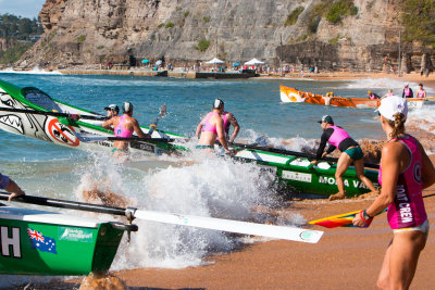 Bilgola Beach hosts Surfboat Racing 