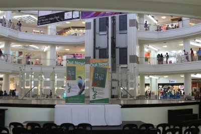 Photo of the venue before the book launching