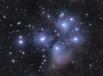 Pleiades M45 LRGB 