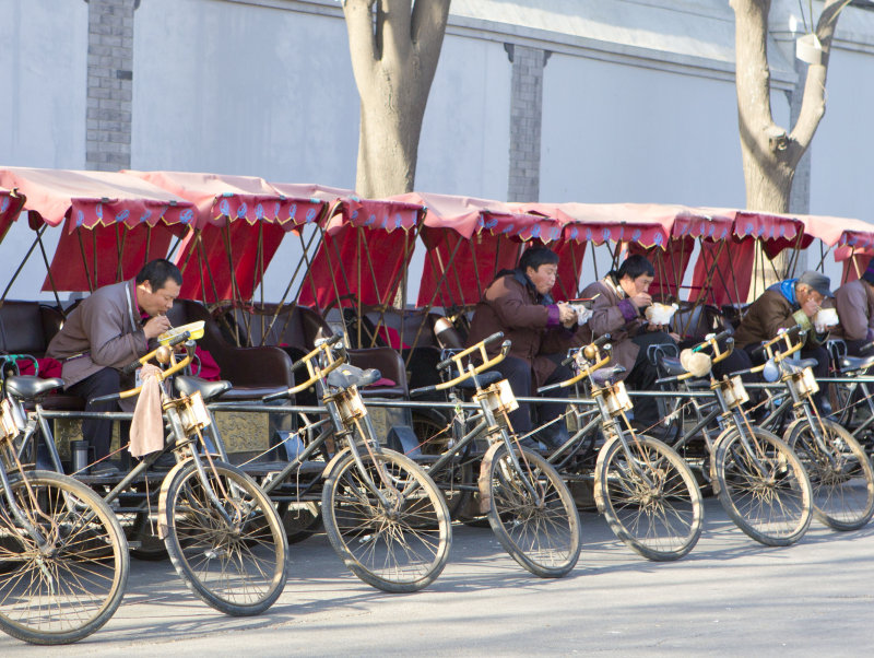 Rickshaw lunch break