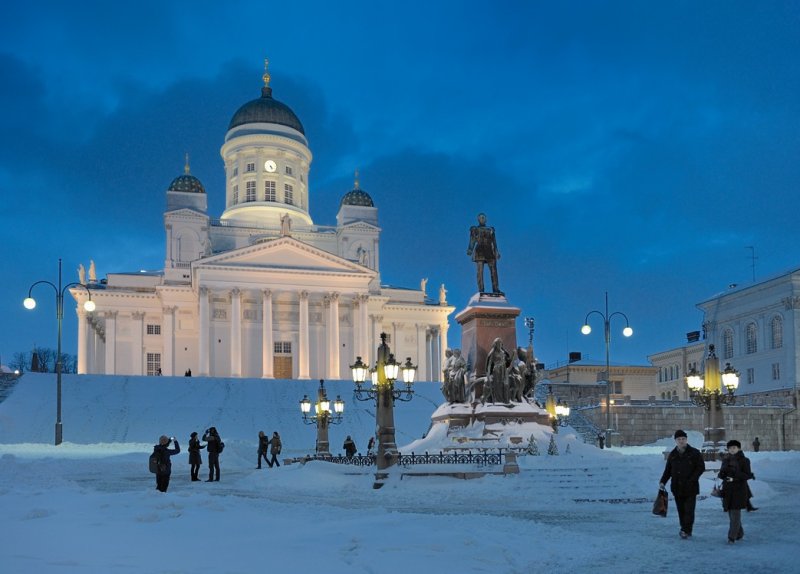 Senate Square in Winter 