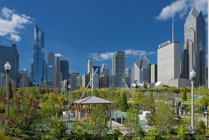 View from Maggie Daley Park