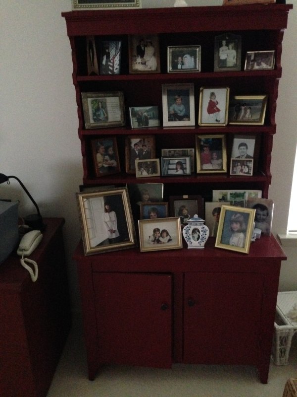 KITCHEN HUTCH -- OLD BUT NOT VALUABLE