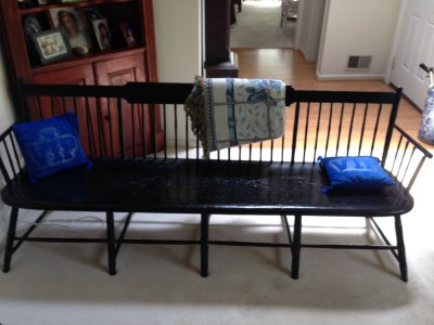 DEACONS BENCH 1800S (WORTH ABOUT 300 BUCKS)