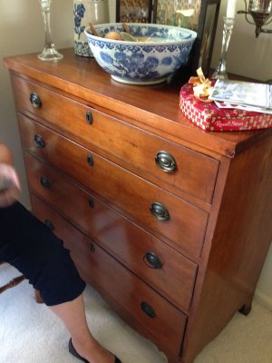 ANTIQUE CHEST OF DRAWERS --- NEED APPRAISAL
