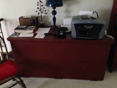 VERY LARGE OLD BLANKET CHEST -- NOT VALUABLE