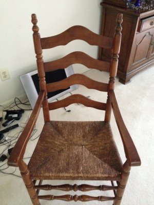 LADDERBACK CHAIRS -- 1960 VINTAGE