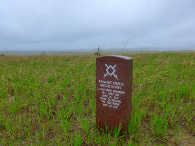 Battle of Little Bighorn Grave Marker, Crow Agency, Montana