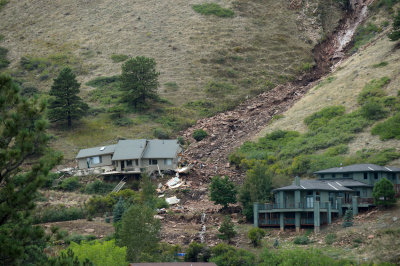Frisby Home Collapse - Boulder CO - #boulderflood 