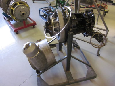 I remember this was an Auxiliary Power Unit (APU); obviously from a larger plane.