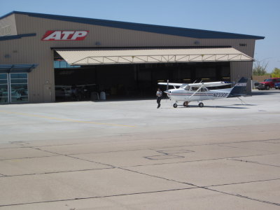 ATP is a commercial aircraft training company which we also visited.