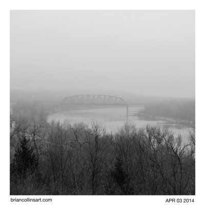 fog on the river