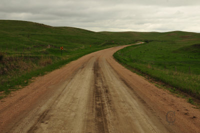 dirt and gravel road