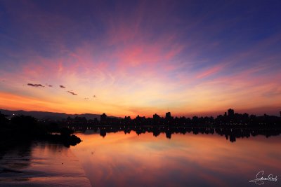 July 12, 2014 Sunrise in Taipei.