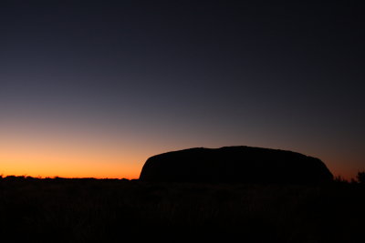 Uluru Before Sun Up