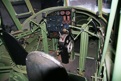 Cockpit of Avro Anson - Australian National War Memorial