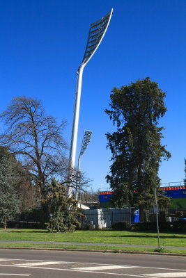 Manuka Oval Flood Lights for Night Sporting Events