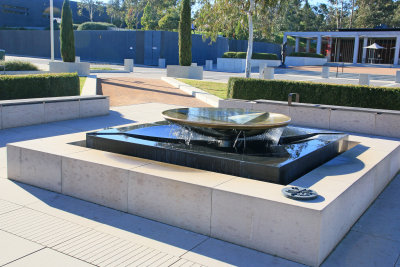 In New Park Beside Australian War Memorial