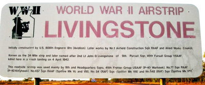 WWII Livingstone Military Airstrip.