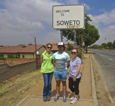 Three Other Australians On the Soweto Tour - Small World