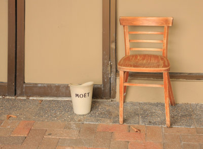 Moet Bucket and Chair
