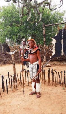 Shaka Zulu Land - Use of Short War Spear