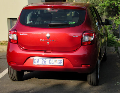 Our Hire Car in Johannesburg.