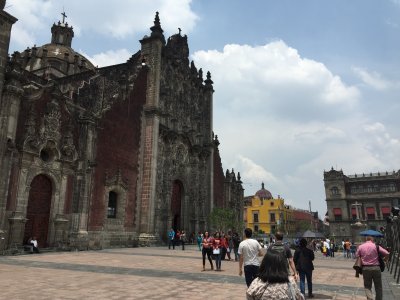 Zocalo, Cathedral and Tabernacle side