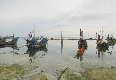 Thai fishing boats Koh Samui