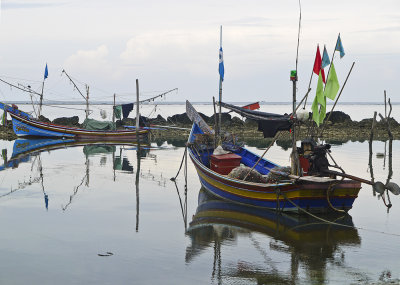 Thai fishing boats Koh Samui
