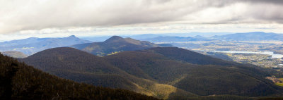 Hobart From Mt Wellington