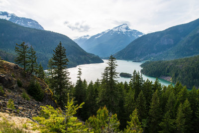 Diabolo Lake  West View