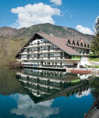 Mirrored hotel
