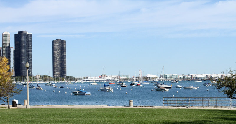 Monroe Harbor from  Shedd 