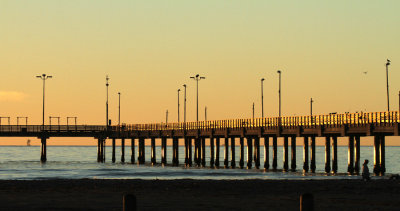 Sunrise at Horace Caldwell Pier