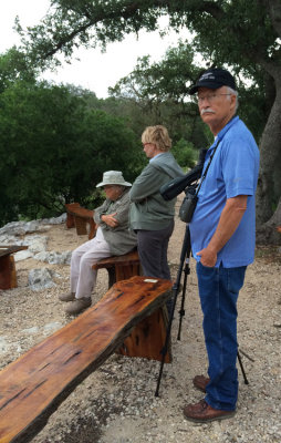 Comal Birders at the cave.