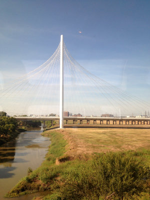 Margaret Hunt Hill Bridge Dallas.