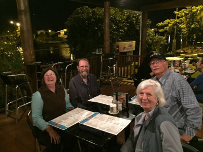Dinner at Riverside Tavern on the New River