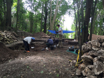 Archeological Dig at Caracol